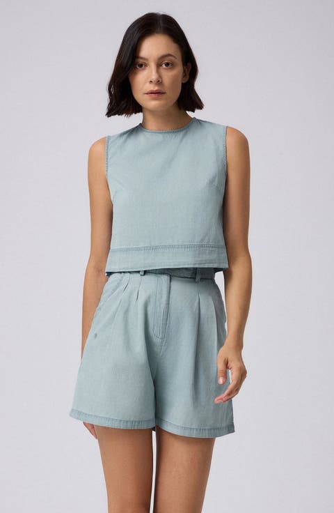 Lyricist Pleated Shorts