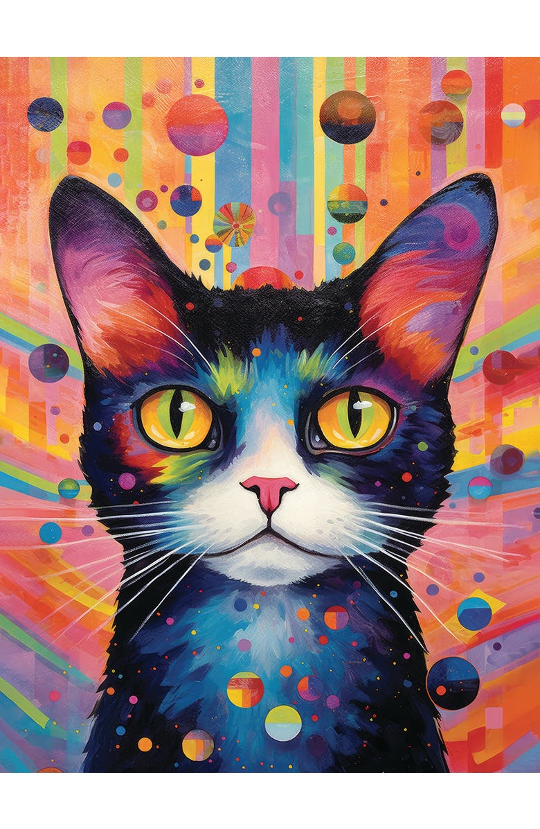Sunsout Pop Art Cat 500 piece Jigsaw Puzzle for Adults, Alternate, color, Multicolor