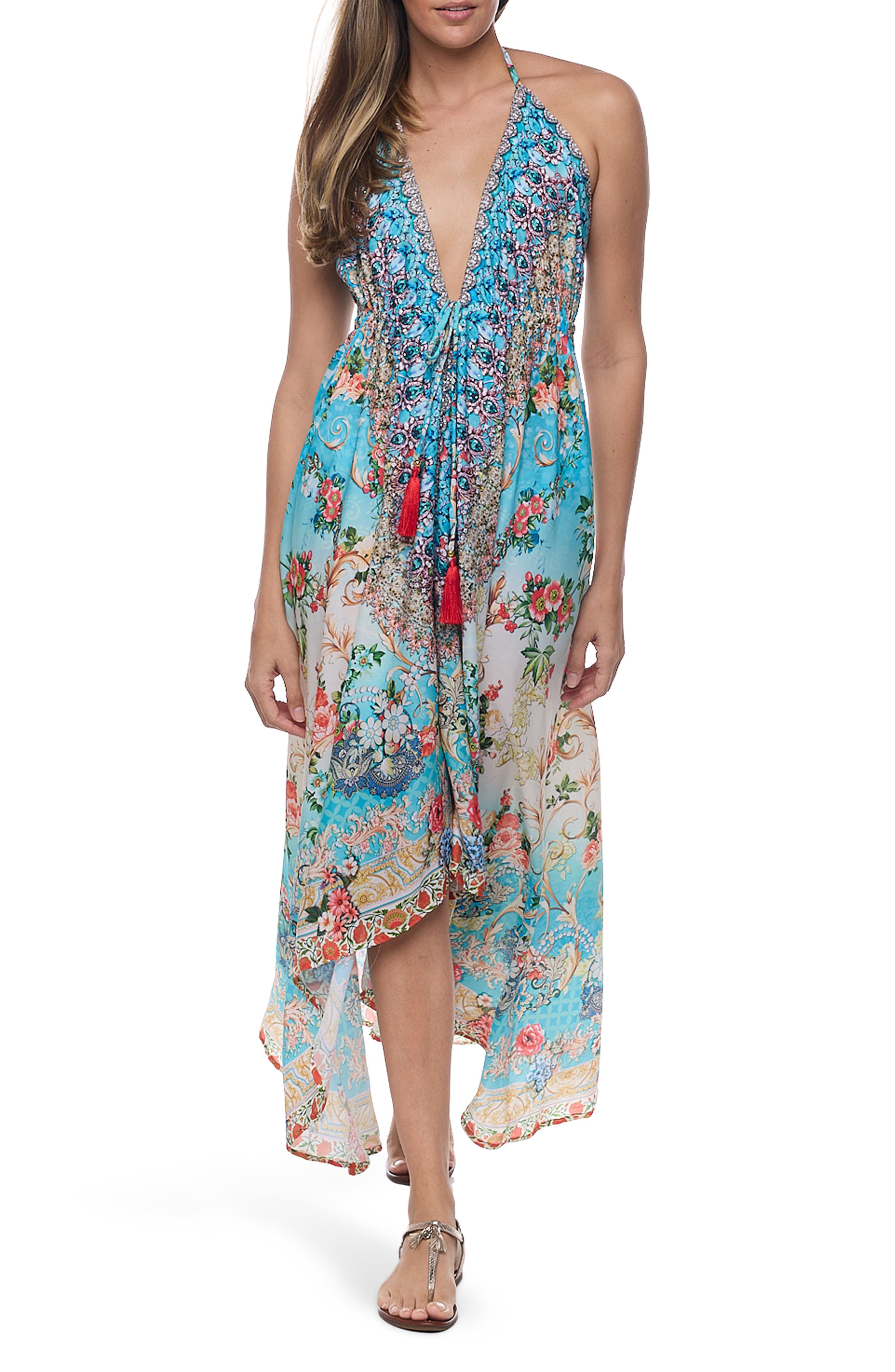 RANEES Halter Maxi Dress