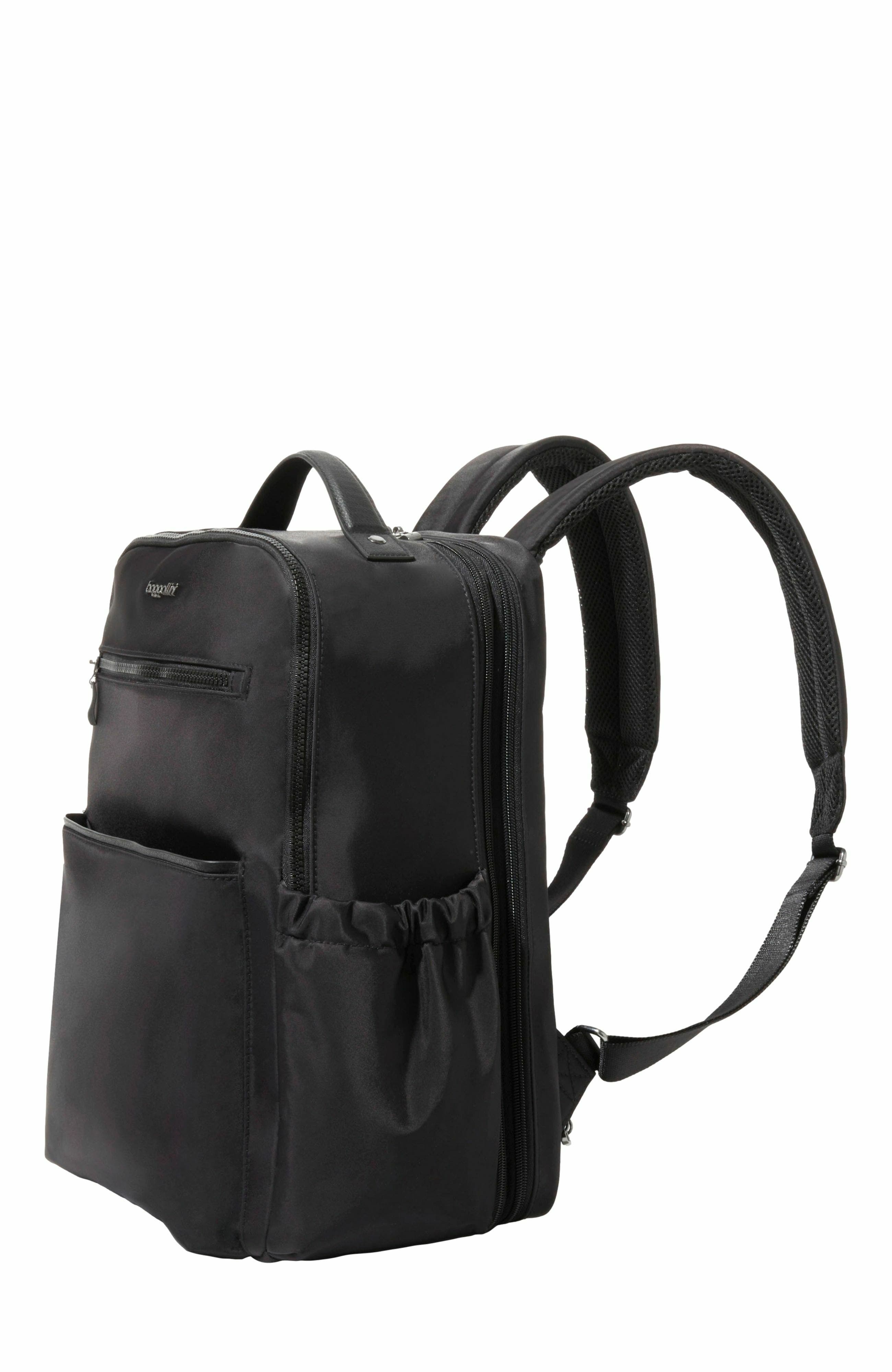 BAGGALLINI Tribeca Expandable Laptop Backpack, Alternate, color, Black Twill