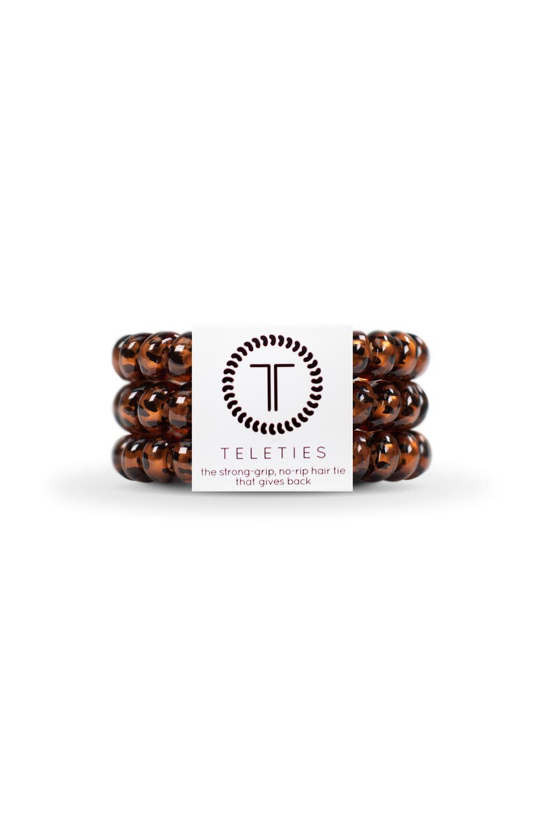 Large Hair Ties, Main, color, Tortoise