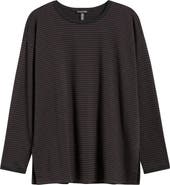 Eileen Fisher Stripe Long Sleeve Top
