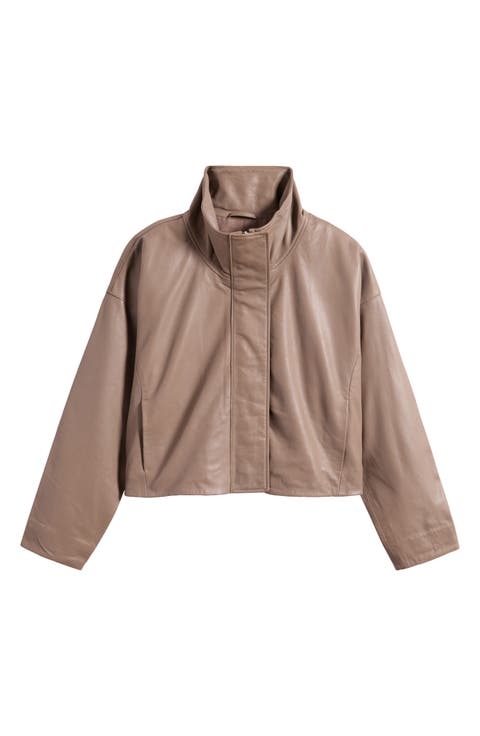 Ryder Crop Leather Jacket