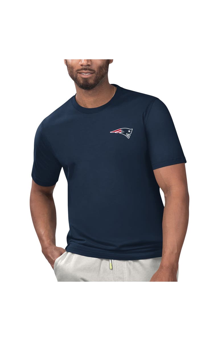 Margaritaville Men's Margaritaville Navy New England Patriots Licensed to Chill T-Shirt, Alternate, color, Navy