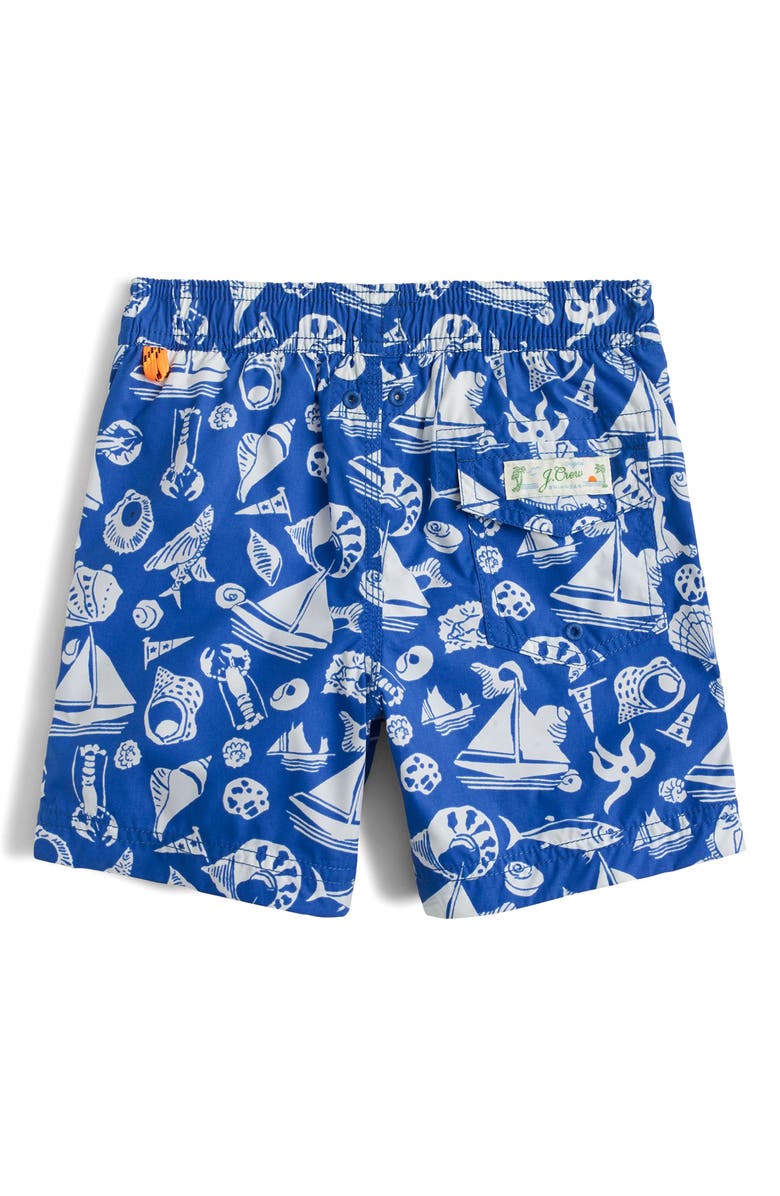 crewcuts by J.Crew Seaside Life Swim Trunks, Alternate, color,