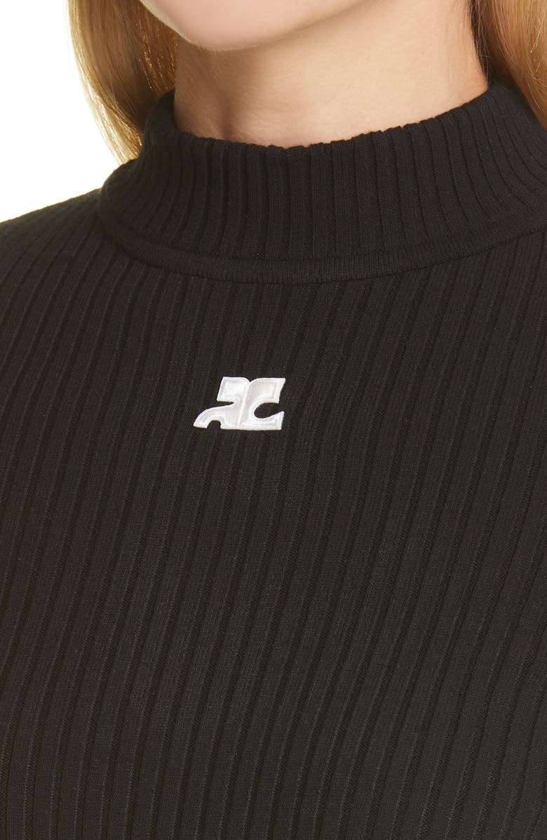 Courrèges Mock Neck Sweater, Alternate, color,