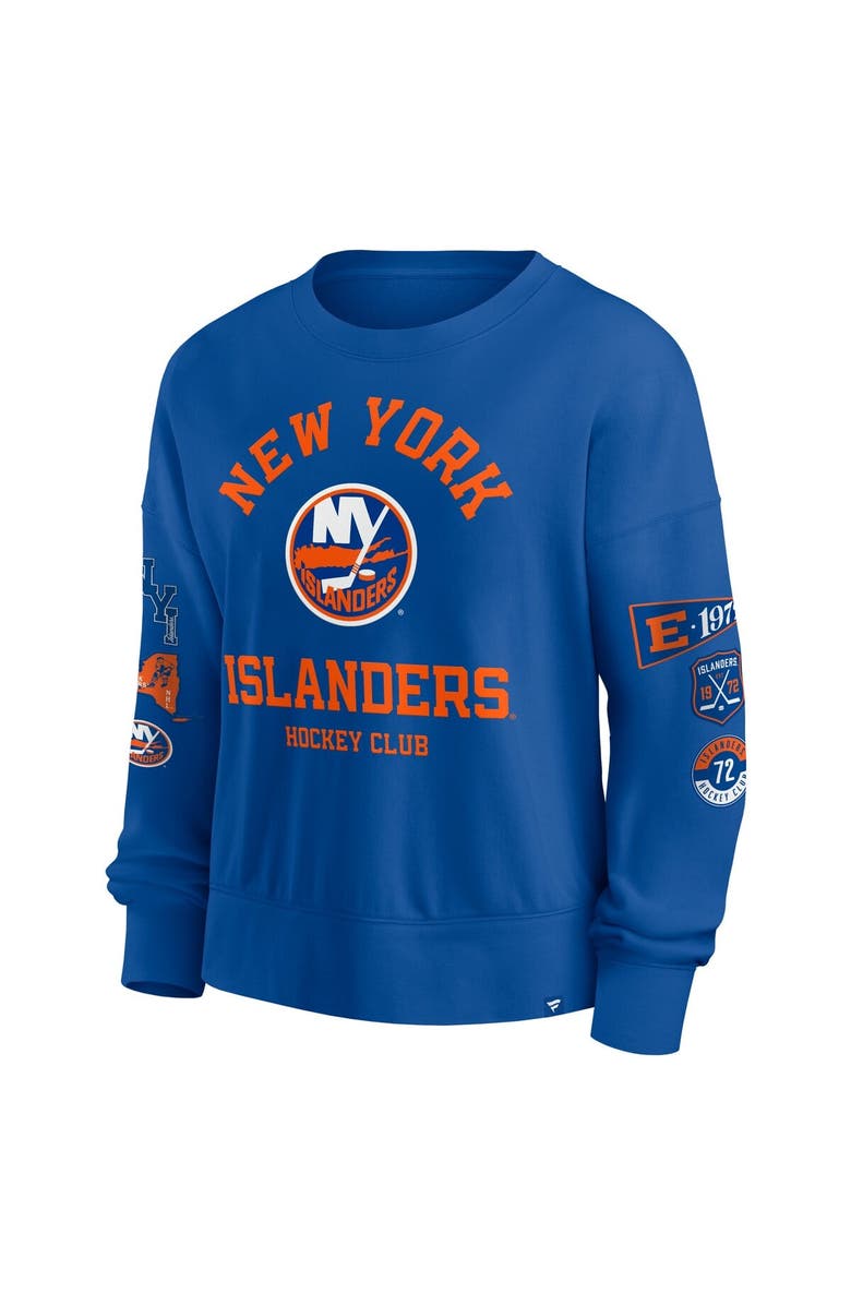 FANATICS Women's Fanatics Royal New York Islanders Go Team Pullover Sweatshirt, Alternate, color, Royal