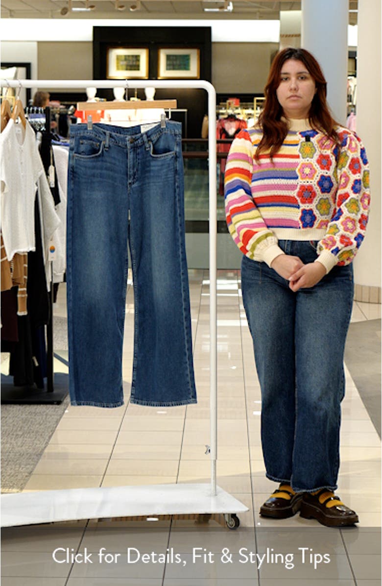 Featherweight Saige Low Rise Straight Leg Jeans, sales video thumbnail