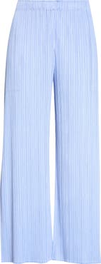 Pleats Please Issey Miyake Monthly Colors August Pleated Crop Straight Leg Pants