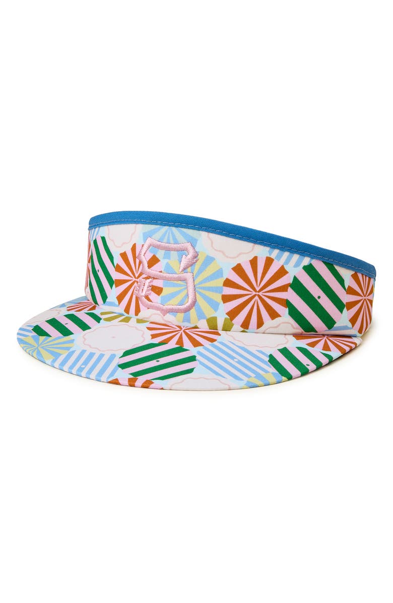 Sugarloaf Social Club Umbrella Visor, Main, color, Multi