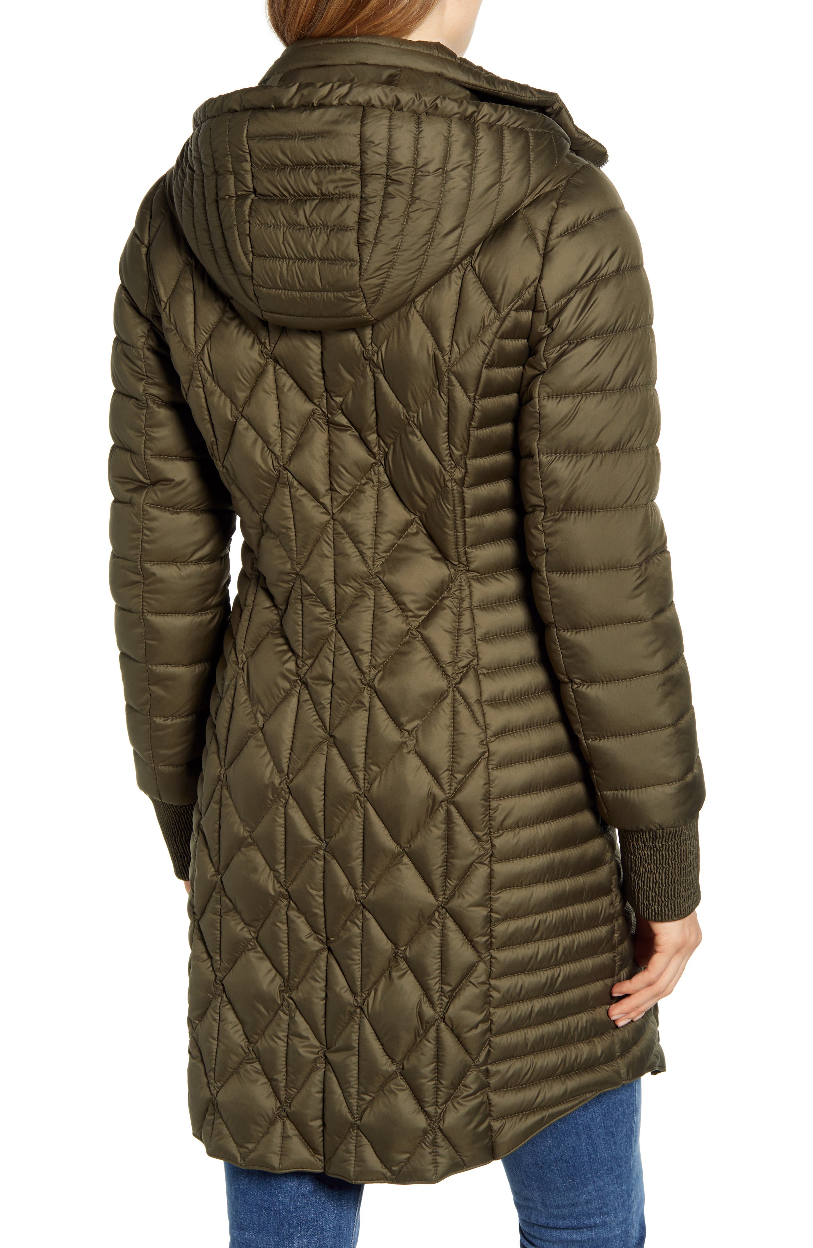 Bernardo Multi Quilt Packable Hooded Puffer Coat (Women) | Nordstromrack