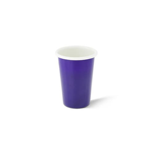 Elifle Two Tone Large Enamel Tumbler In Blue