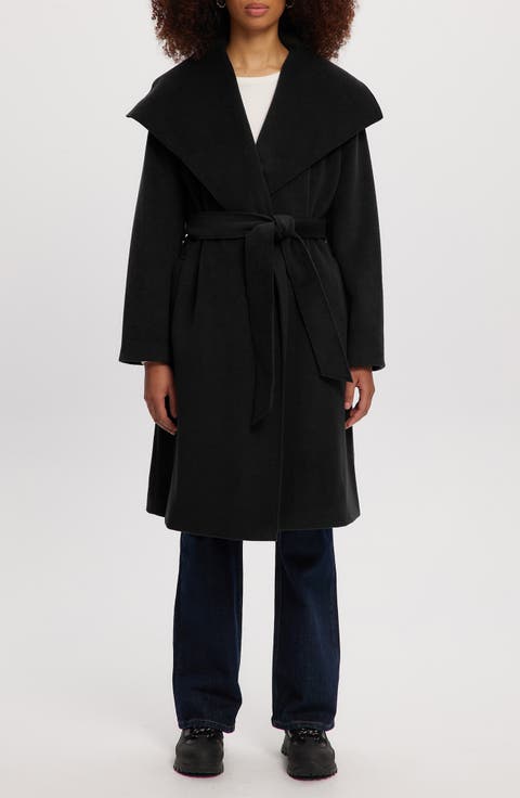 Lena Belted Wrap Coat