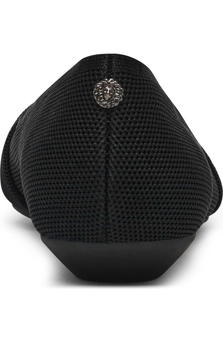 Anne Klein Olami Knot Flat, Alternate, color, Black Knit