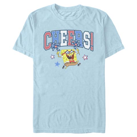 Men's SpongeBob SquarePants Cheers Celebration  Graphic T-Shirt