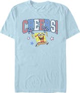 SpongeBob SquarePants Men's SpongeBob SquarePants Cheers Celebration Graphic T-Shirt