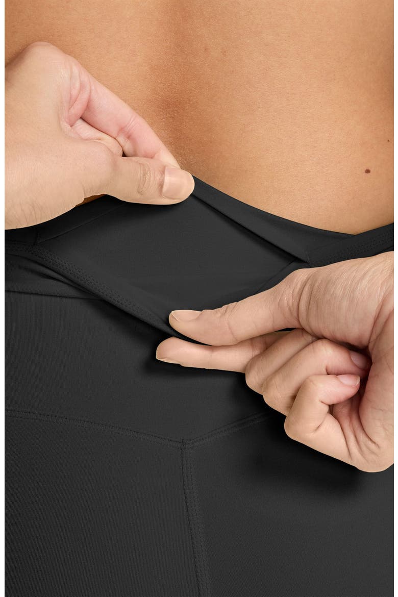 Zenvy Dri-FIT Flare Leggings, Alternate, color, 010 BLACK/COL GY