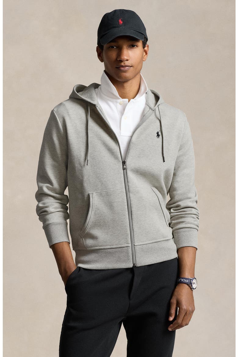 Polo Ralph Lauren Double Knit Zip-Up Hoodie (Men) | Nordstrom