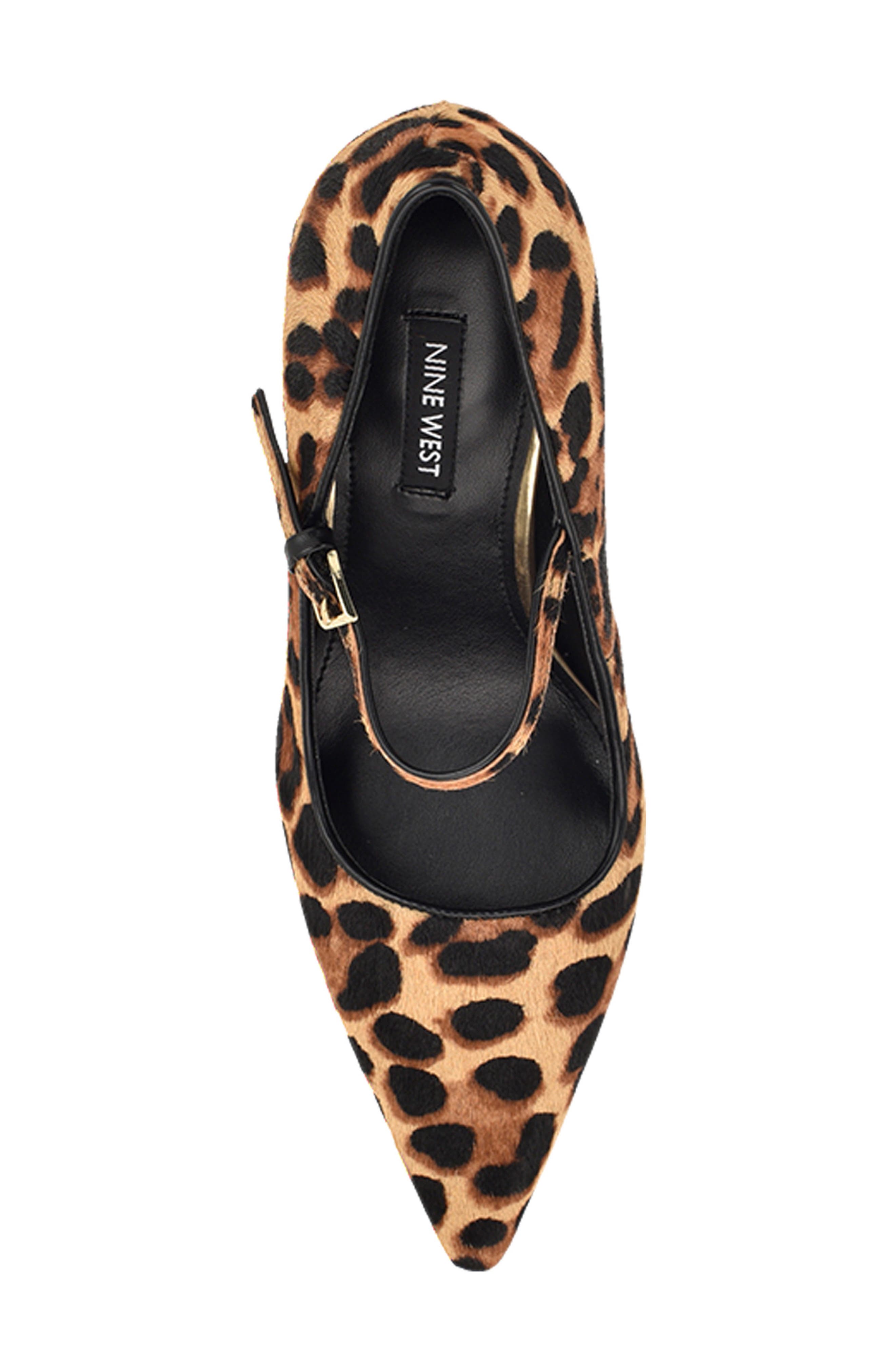 Nine West Jinnie Pointed Toe Pump, Alternate, color, Brown