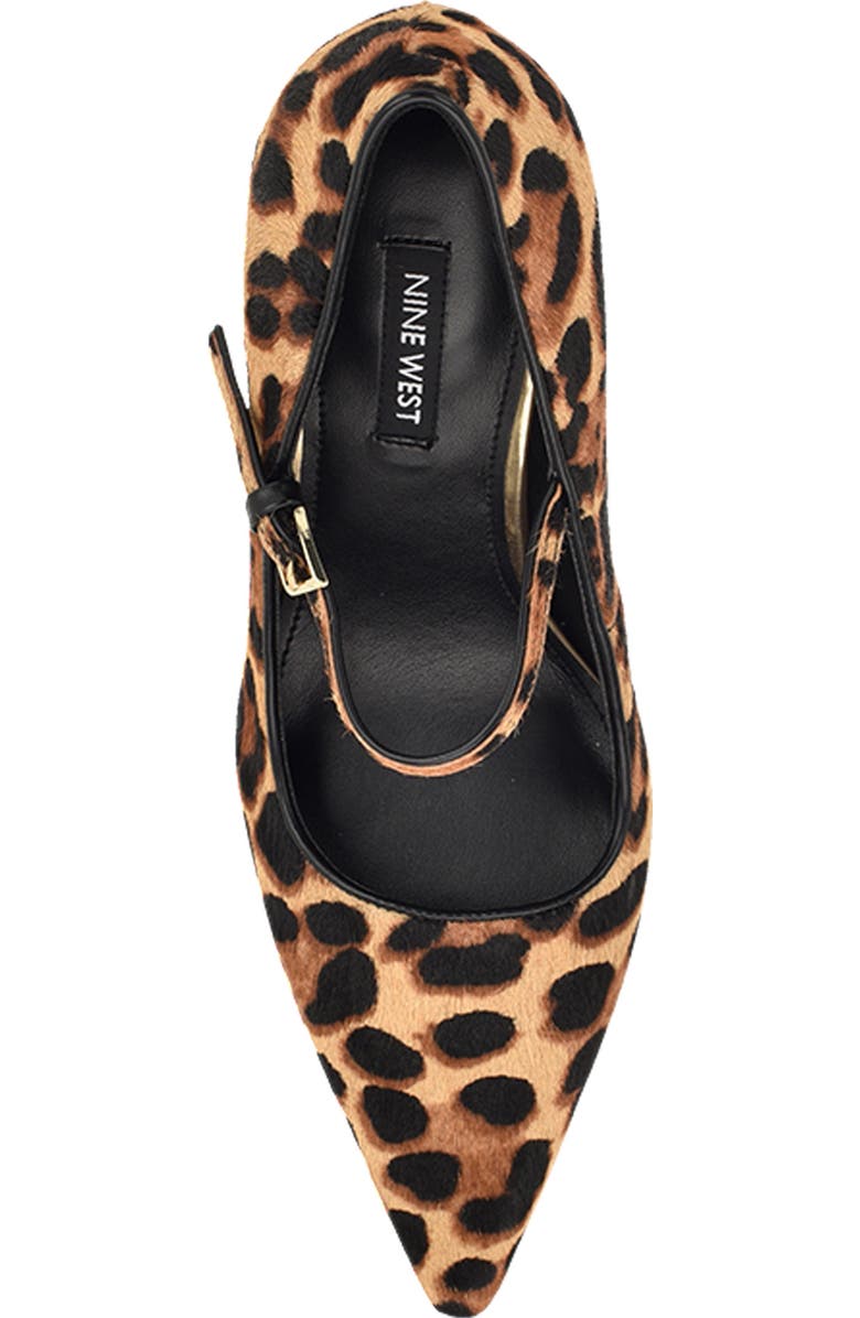 Nine West Jinnie Pointed Toe Pump, Alternate, color, Brown