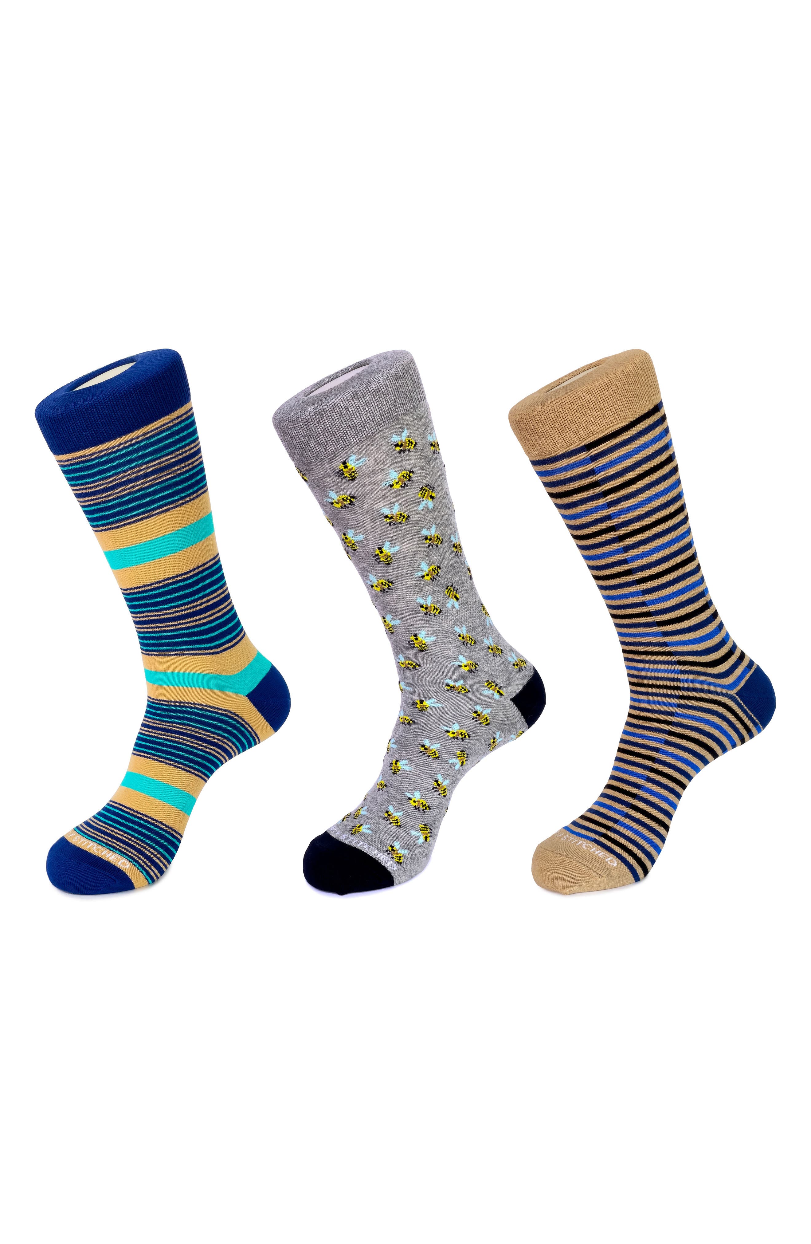 Assorted 3-Pack Crew Socks