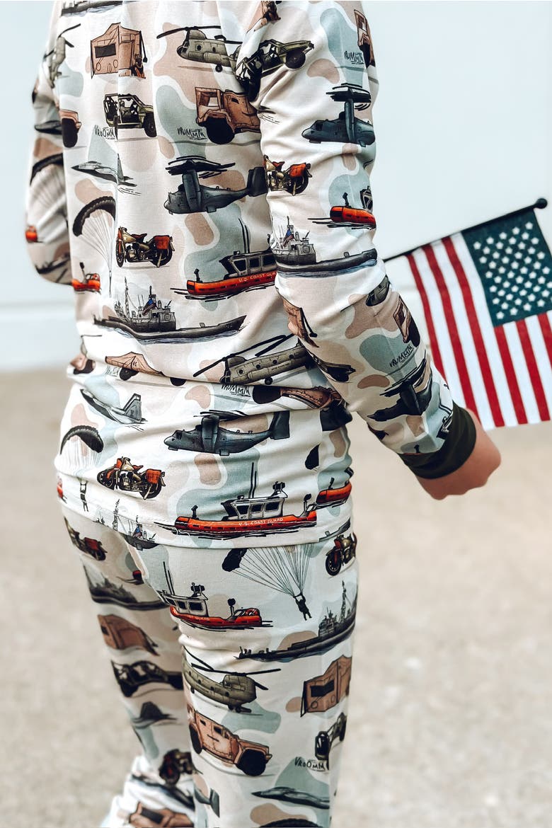 The Brave 2.0 2 Piece Pajama Set, Alternate, color, Camo