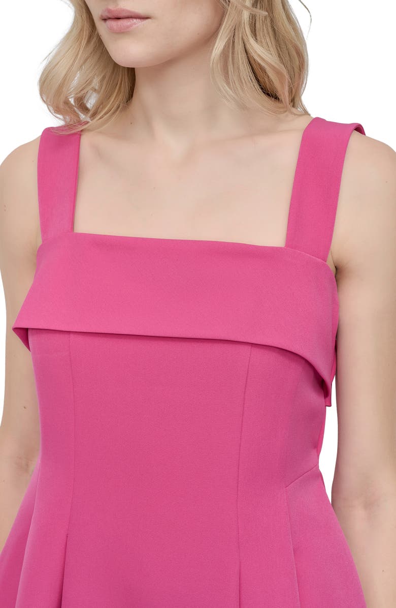 DKNY Sleeveless Fit & Flare Sundress, Alternate, color, Vivid Pink