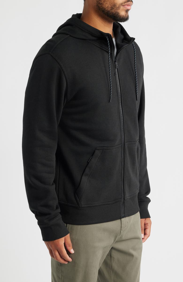 Free Fly Northcoast Zip-Up Hoodie, Alternate, color, Black