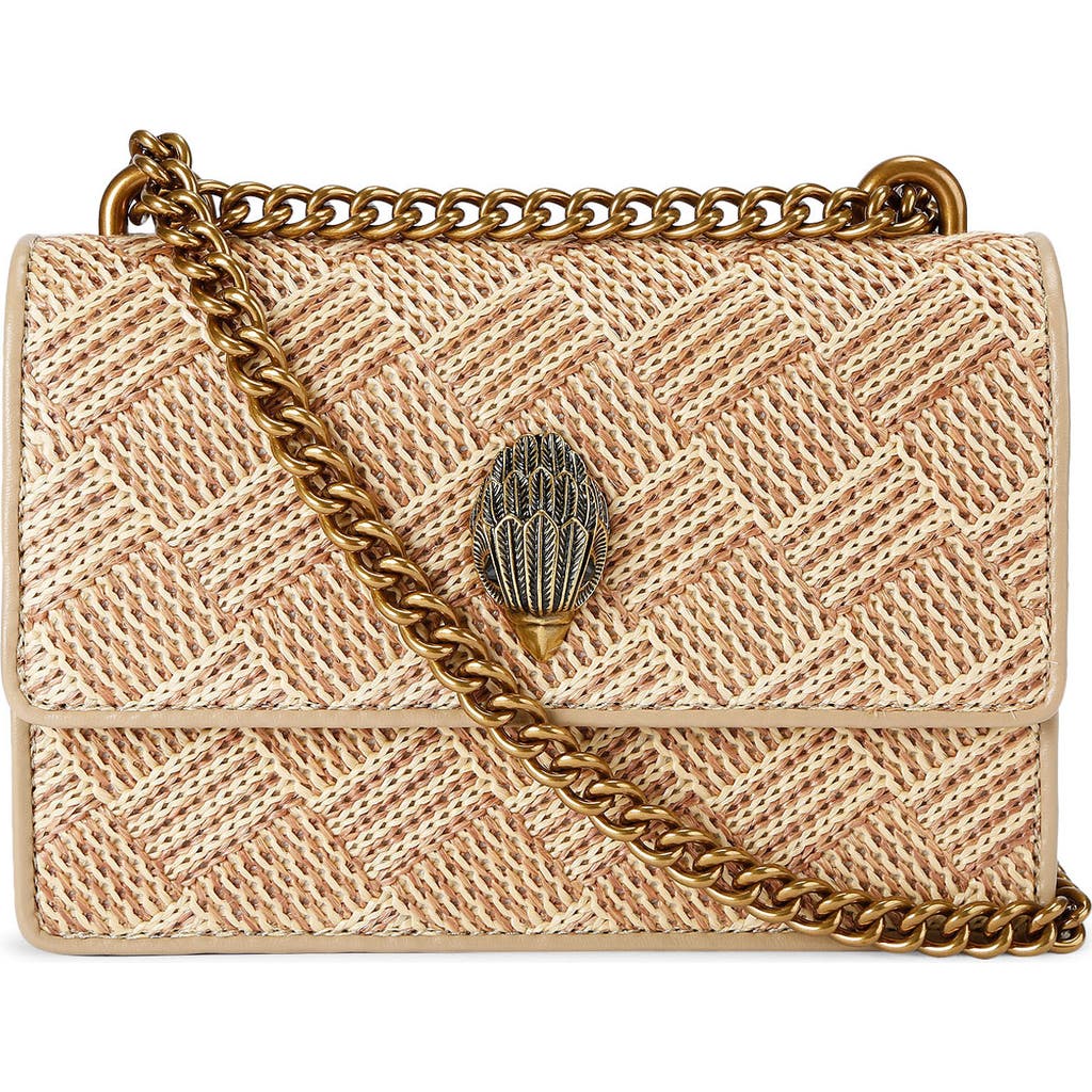 Kurt Geiger London Small Shoreditch Crossbody Bag In Open Beige