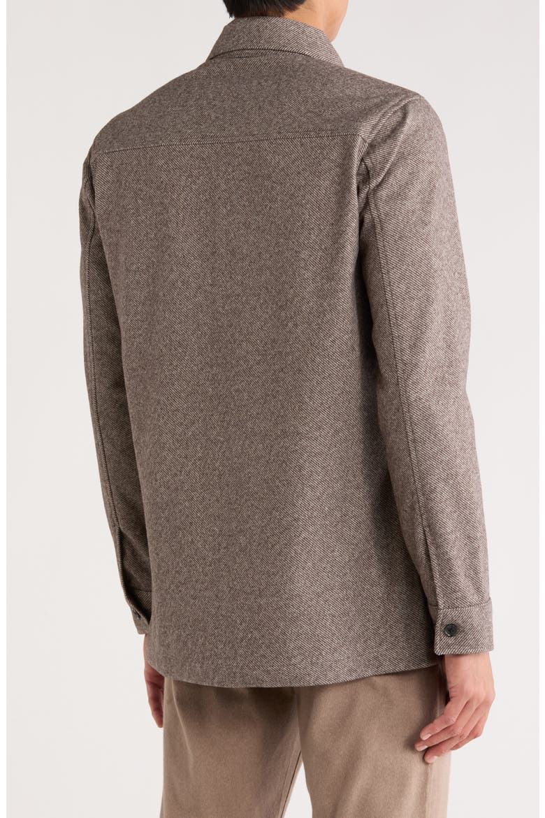 Melton Shirt Jacket, Alternate, color, GRAPHITE/ GRAPHITE