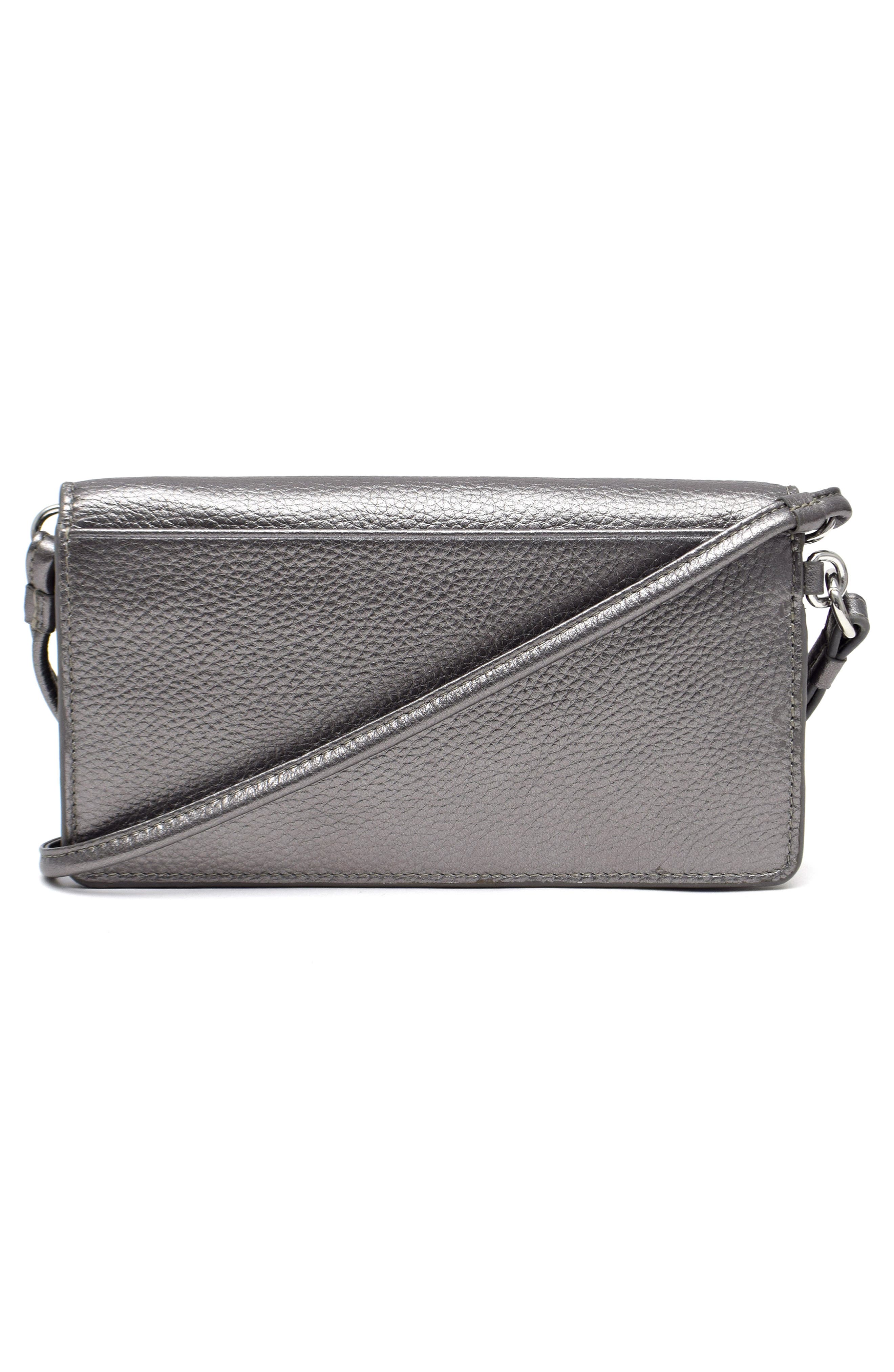Thacker Aris Soft Pebble Crossbody Bag, Alternate, color, Pewter