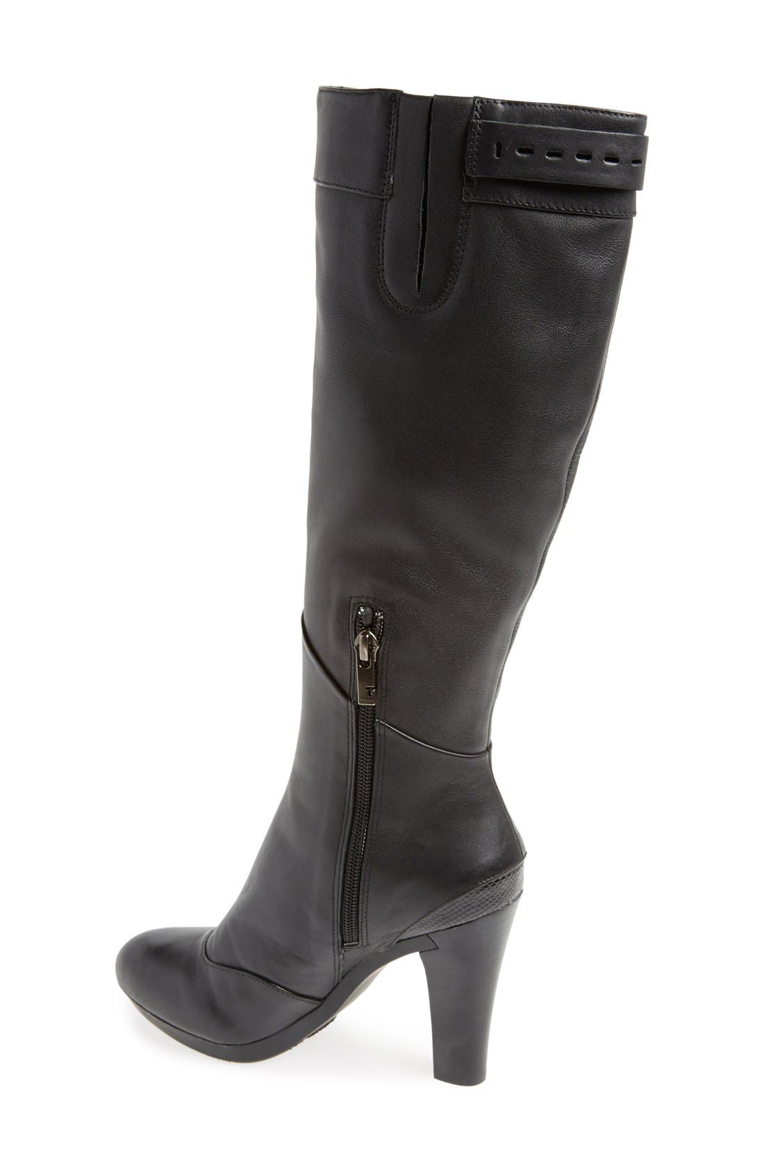 'Tiauana' Platform Boot, Alternate, color, BLACK