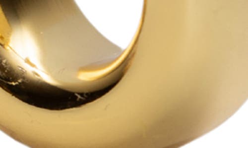 Argento Vivo Sterling Silver Huggie Hoop Earrings In Gold