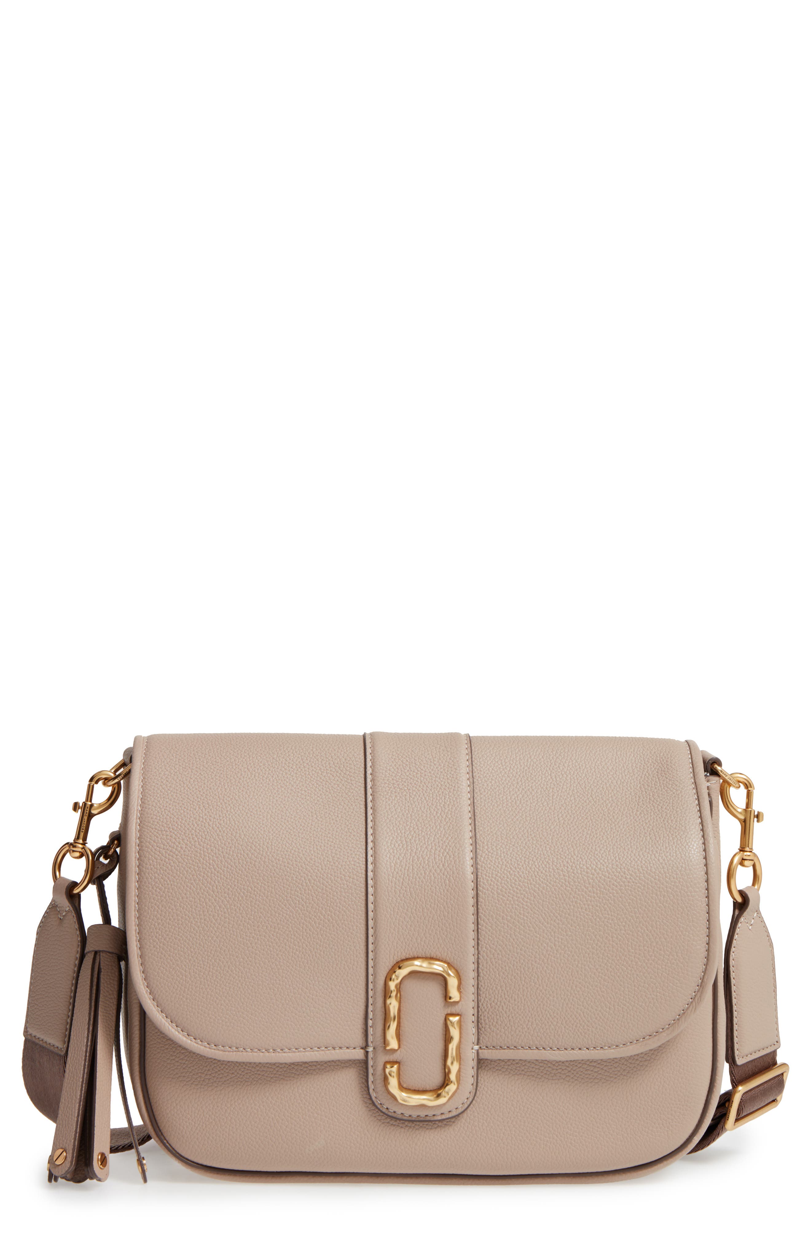Marc Jacobs Interlock Leather Crossbody Bag, Main, color, 