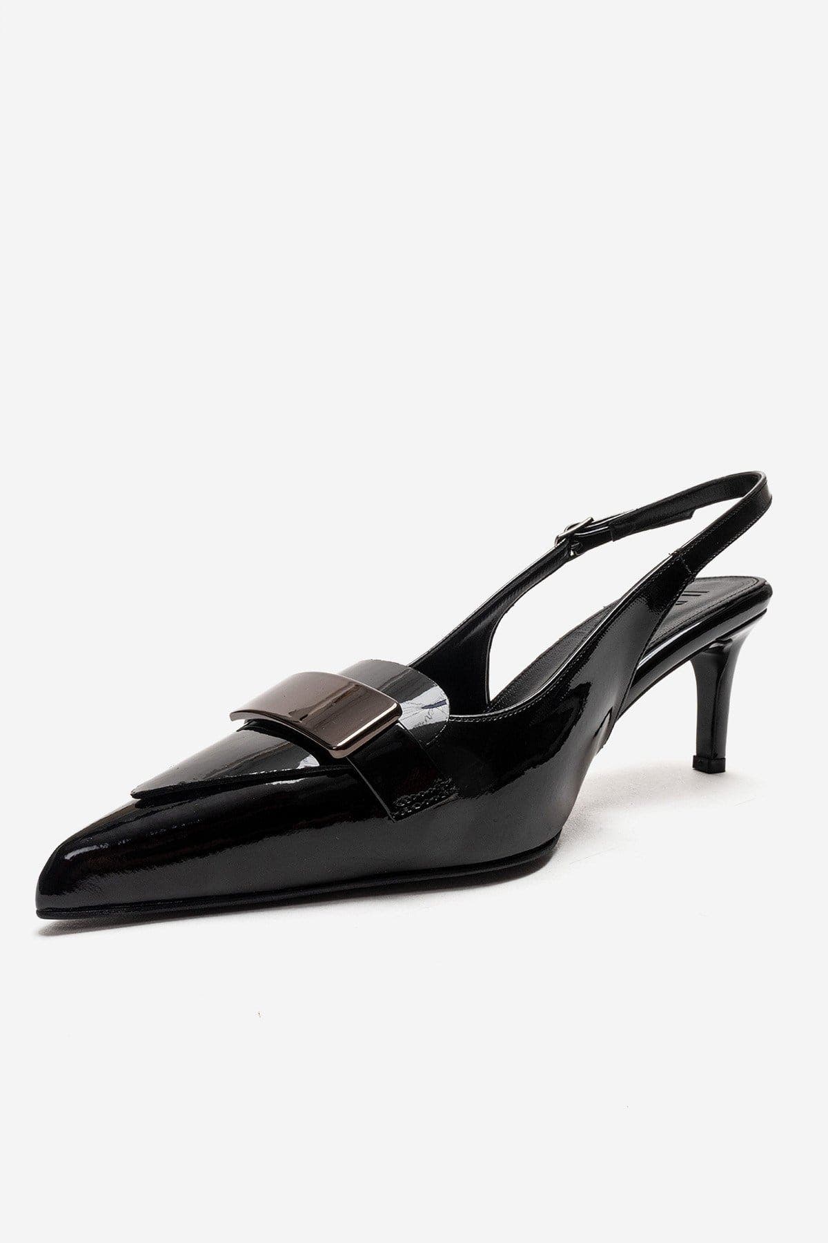 Prologue Shoes Sollenne Stiletto Pump, Alternate, color, Black