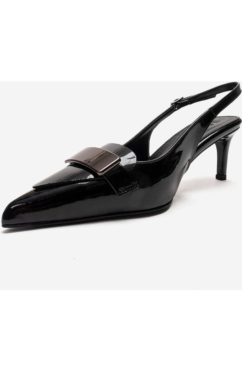 Prologue Shoes Sollenne Stiletto Pump, Alternate, color, Black