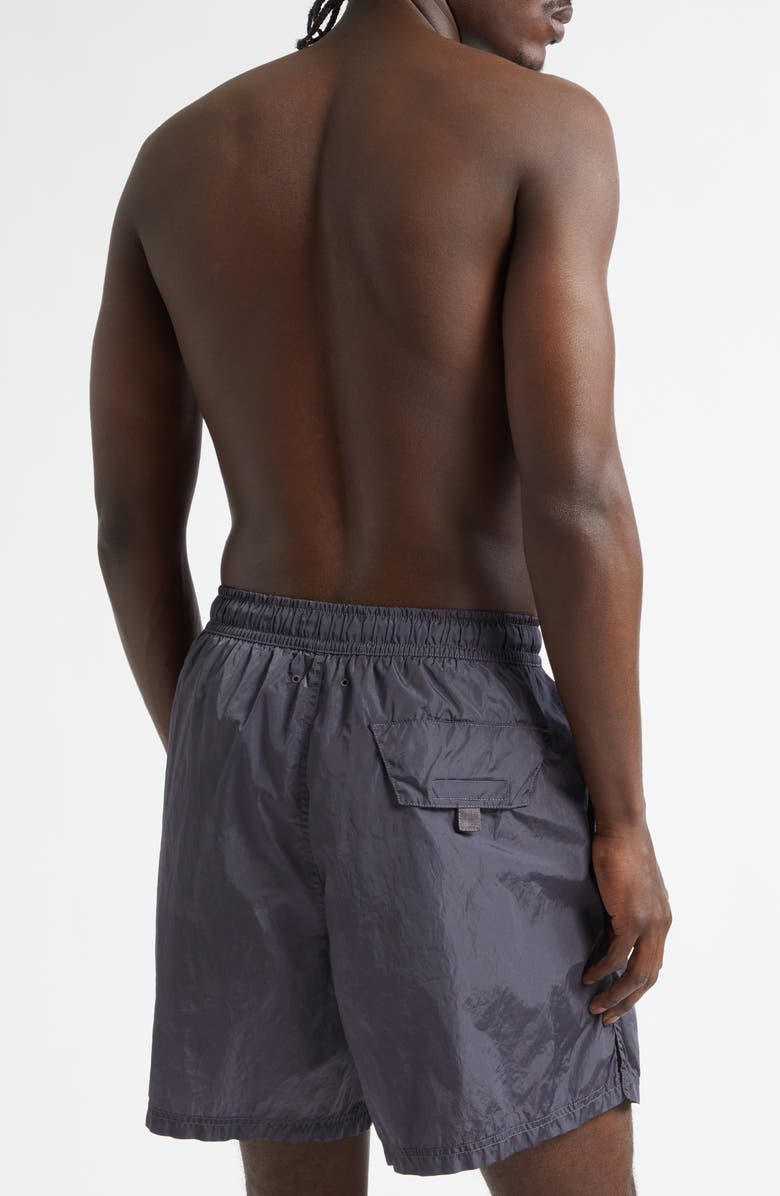 Stone Island Nylon Shorts, Alternate, color, Blue Grey
