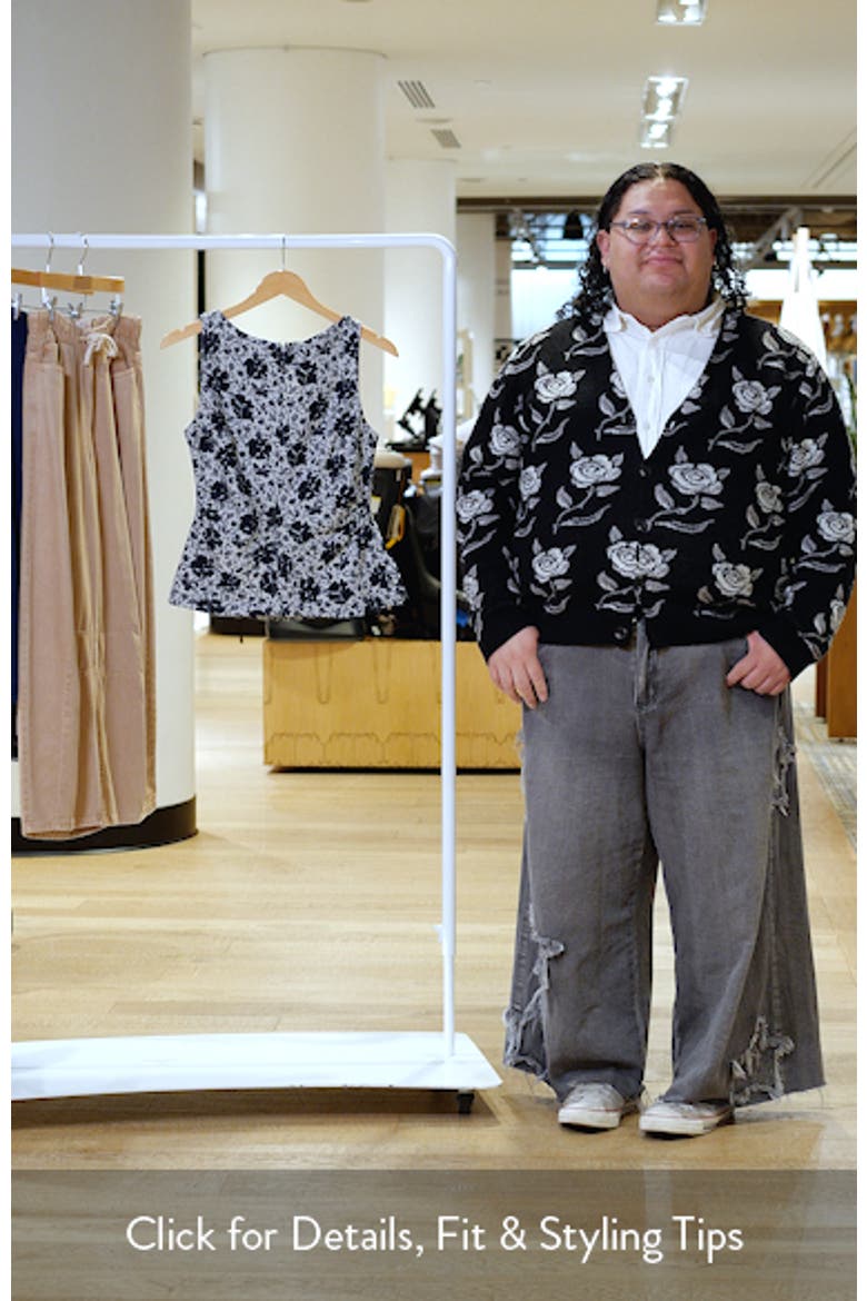 Cinched Boatneck Sleeveless Linen Top video