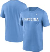 Jordan Brand Men's Jordan Brand Carolina Blue North Carolina Tar Heels Primetime Legend Wordmark T-Shirt