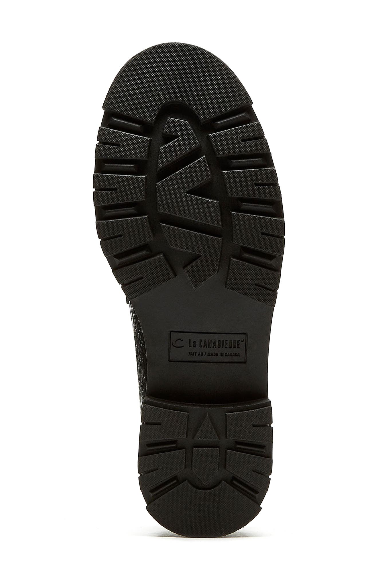 Della City Dry™ Lug Sole Waterproof Loafer, Alternate, color, BLACK PATENT