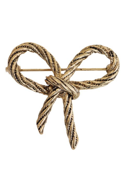 Twist Bow Brooch