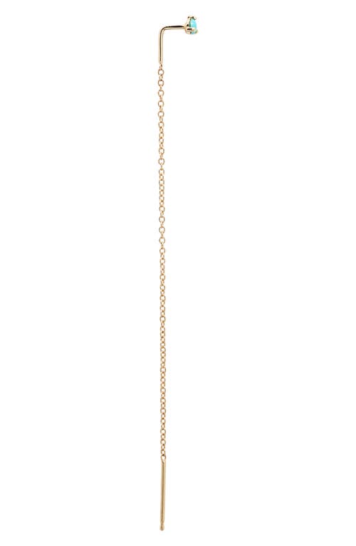 Zoë Chicco Turquoise Threader Earrings
