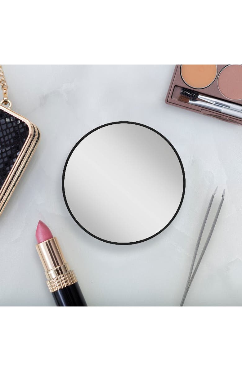 Zadro Compact Mirror with 10X Magnification & Suction Cup, Alternate, color, Gray