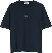 Stone Island Institutional One Embroidered Cotton T-Shirt