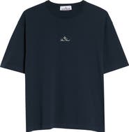 Stone Island Institutional One Embroidered Cotton T-Shirt