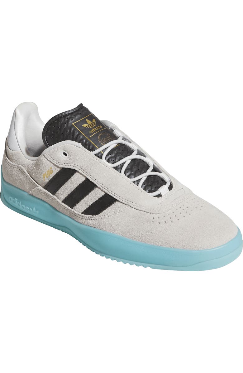 adidas Puig Sneaker, Main, color, White/ Black/ Light Aqua