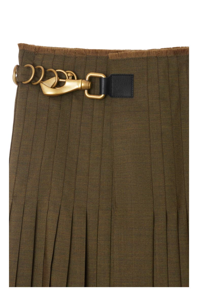 Burberry Wool Mohair Maxi Kilt, Alternate, color, 