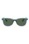selected Transparent Blue / Dark Green
