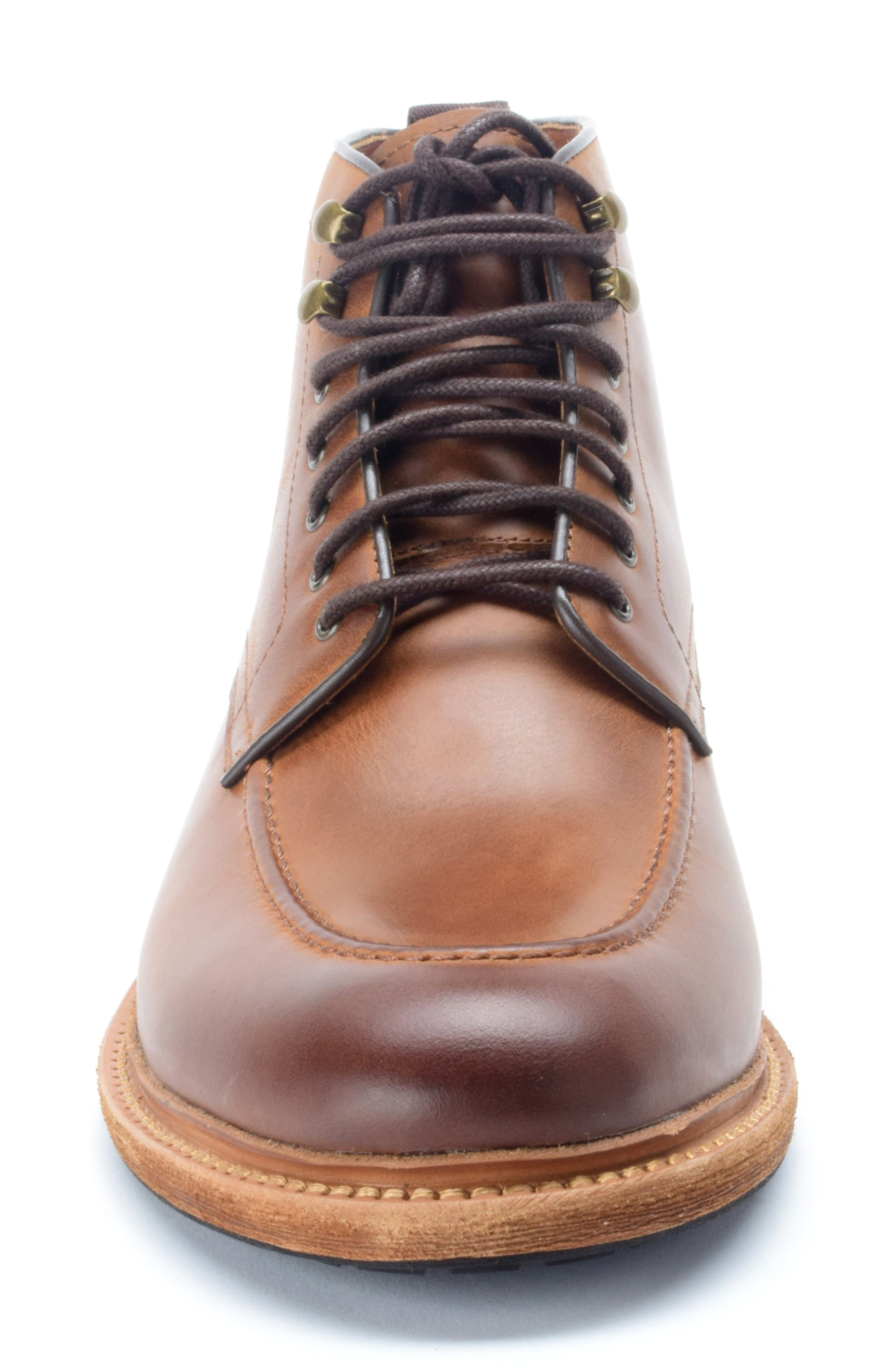 Trench Lace-Up Boot, Alternate, color, COGNAC