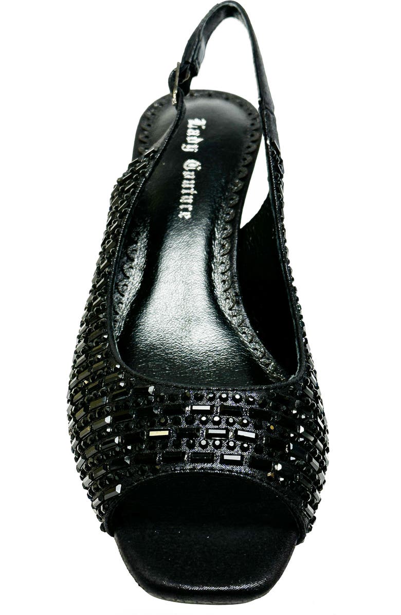 LADY COUTURE Queen Slingback Wedge Heel Sandal, Alternate, color,